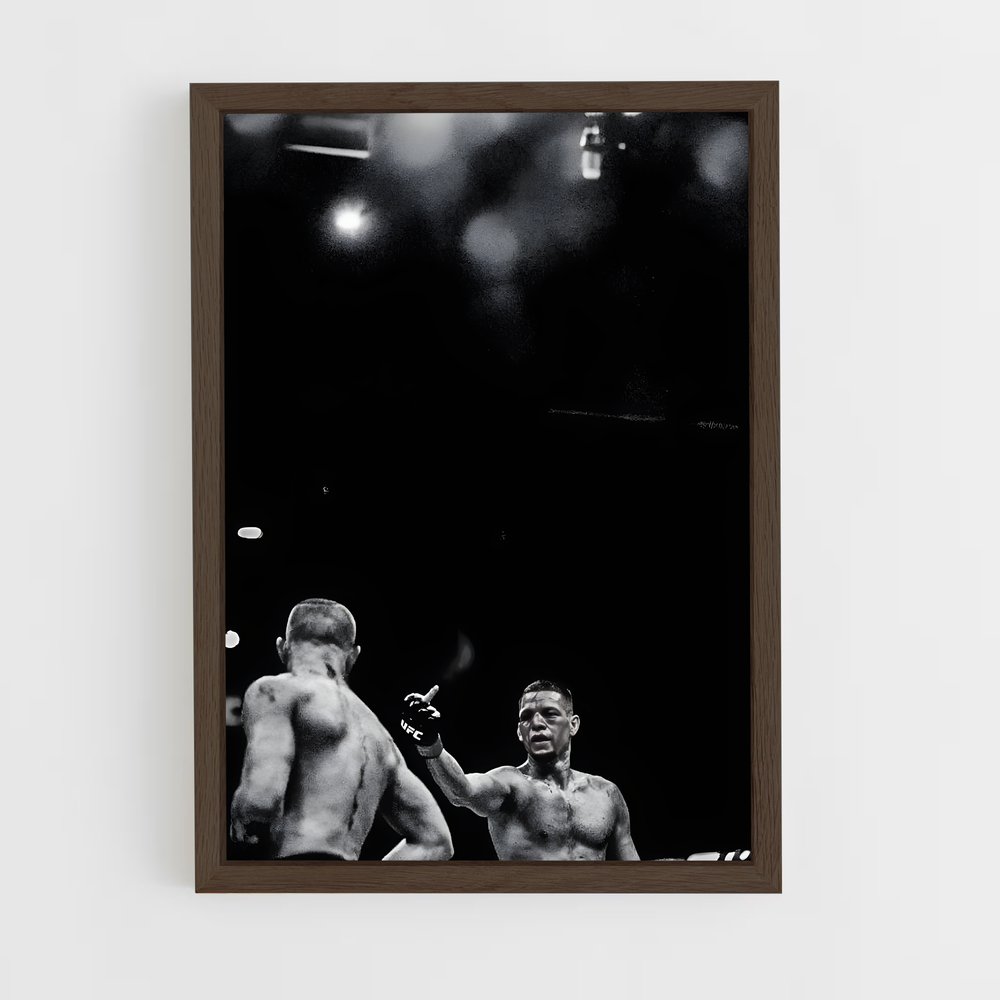 Poster Nate de diaz – affiche MMA (vue 5)